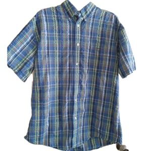 Orvis Sporting Traditions Men's Button Down Shirt Large Preppy Fishing Sz L